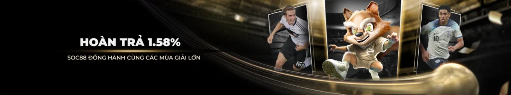 Thể thao hoàn trả 1.58%