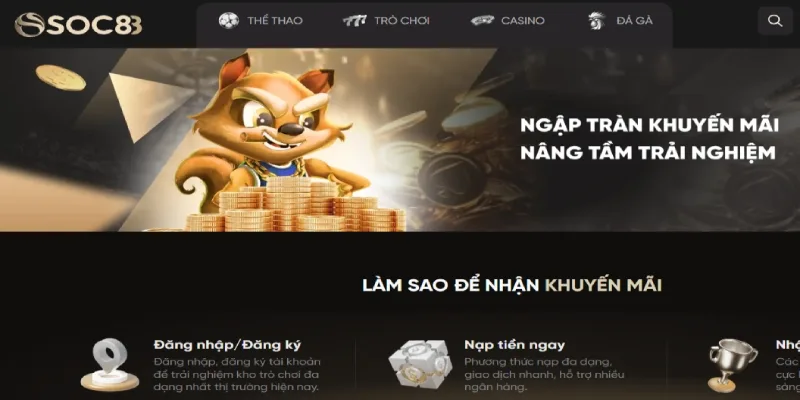 Khuyến mãi SOC88 là các ưu đãi nhà cái dành tặng cho hội viên Khuyến mãi SOC88 là các ưu đãi nhà cái dành tặng cho hội viên