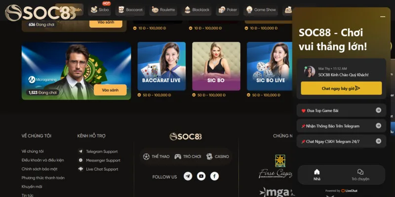 Live Chat là kênh liên hệ được tích hợp ngay trên website nhà cái Live Chat là kênh liên hệ được tích hợp ngay trên website nhà cái